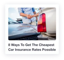 Car Insurance Native Ad Example